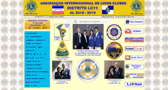 Desktop Screenshot of lionslc11.org.br